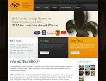 Tablet Screenshot of hrshotelsgroup.com